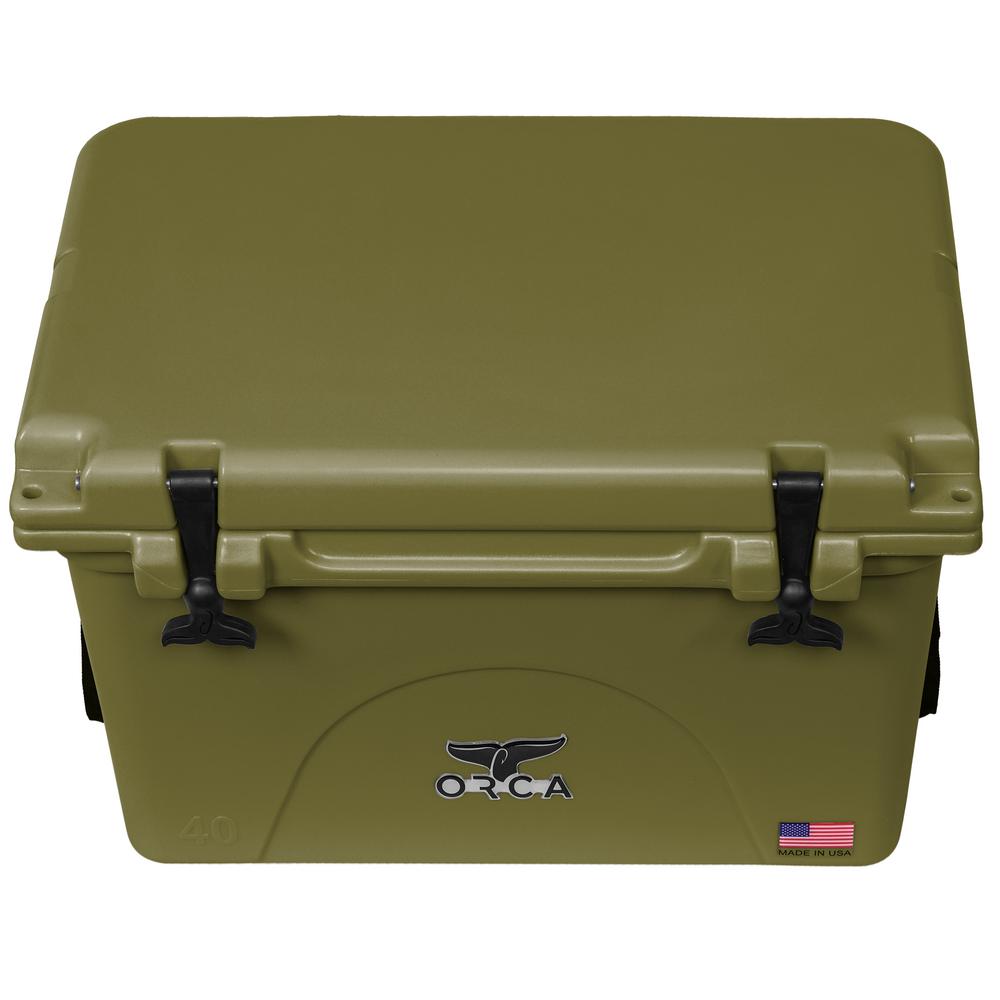 ORCA ORCG040 40 Quart Cooler with Flex Grip Handles Green 970694197